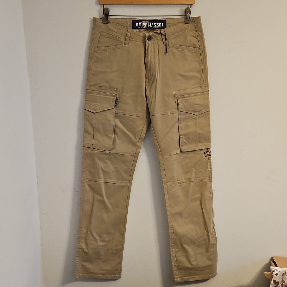 G-Star Khaki Cargo Pants for Men